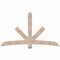 Ekena Millwork Alberta Smooth Timber Gable Bracket, Douglas Fir, 84"W x 49"H x 5 1/2"D x 5 1/2"F, 14/12 Pitch GBW084X49X0606ALB00SDF - alternate 1